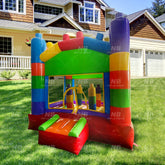 NB-BC081 Outdoor inflatable bouncy bounce house jeux gonflable kids commercial inflatable toy bricks bouncing jumping castle for kids